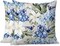 Pillow Covers Colorful Watercolor Blue Hydrangea Hibiscus Iris Leaf and Bird Spring Flowers Pattern 18X18 Inch Set of 2,Standard Square Cushion Throw Cover for Couch Bedroom Living